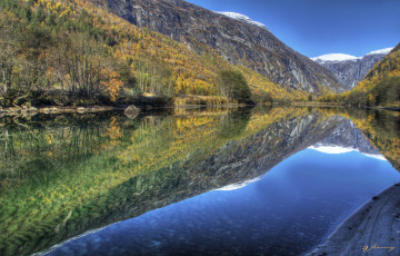 Картинка природа реки озера пейзаж отражение горы озеро