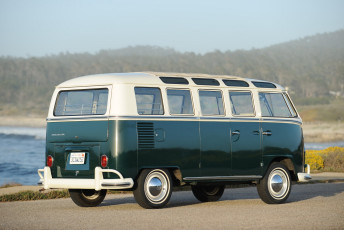 Картинка volkswagen+t1+deluxe+samba+bus+1965 автомобили volkswagen 1965 bus deluxe t1 samba