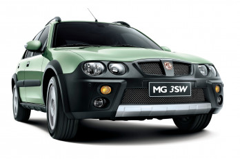 Картинка mg+3sw+2008 автомобили mg зелёный 2008 3sw