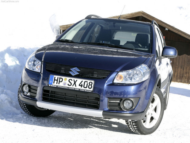 Обои картинки фото 2007, suzuki, sx4, автомобили