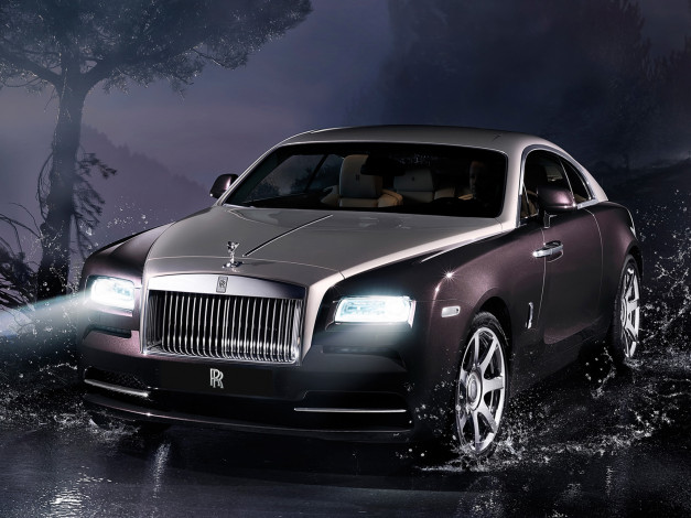 Обои картинки фото автомобили, rolls, royce, wraith