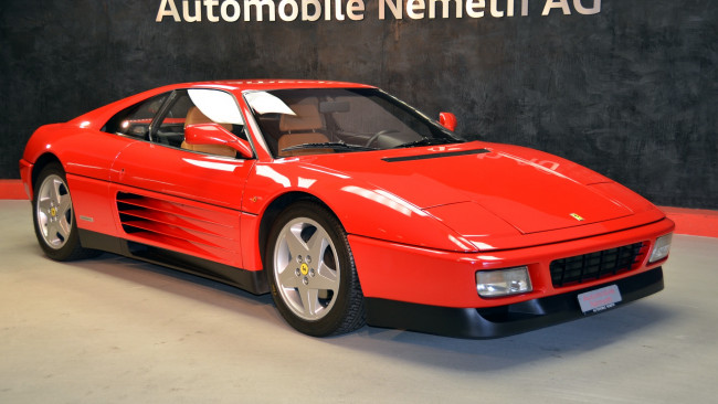 Обои картинки фото ferrari, 348, автомобили, спортивные, италия, гоночные, s, p, a