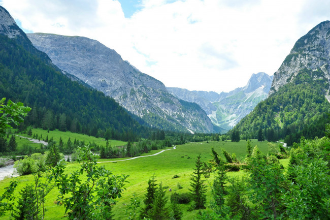 Обои картинки фото австрия, тироль, природа, горы, трава, плато