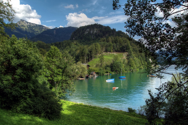 Обои картинки фото lake, wolfgangsee, austria, природа, реки, озера, озеро, лес