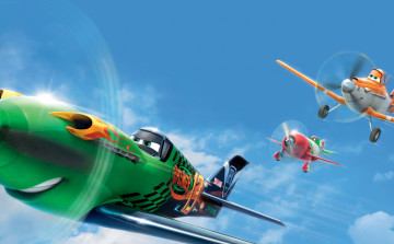Картинка planes мультфильмы анимация уолт дисней мультфильм аэротачки тачки самолёты самолётик крылья приключения воздушные гонки эль Чупакабра рипслингер дасти полёт
