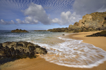 Картинка природа побережье пляж скалы