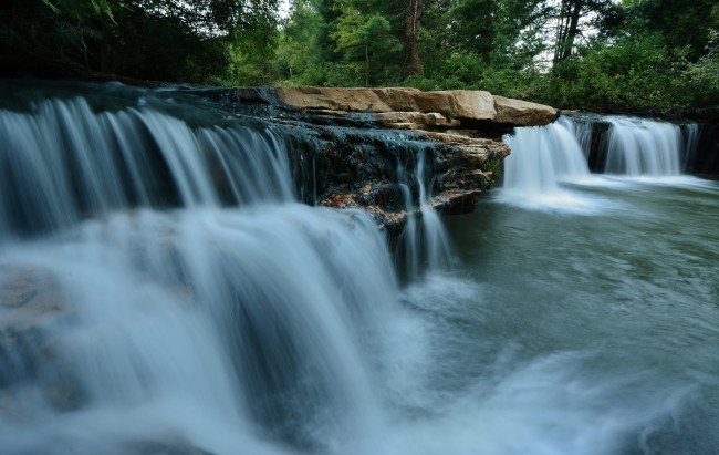 Обои картинки фото природа, водопады, stream, waterfall, water, поток, вода, водопад