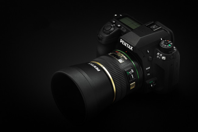 Обои картинки фото pentax k-5iis & da55mm, бренды, pentax, цифровая, зеркалка, фотокамера