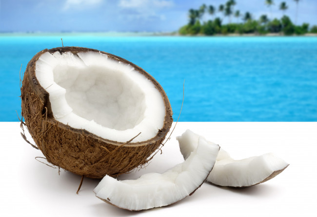 Обои картинки фото еда, кокос, экзотика