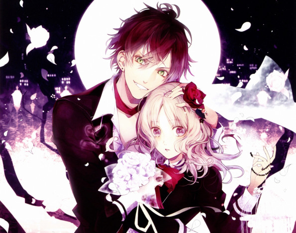 Обои картинки фото аниме, diabolik lovers, дьявольские, возлюбленные