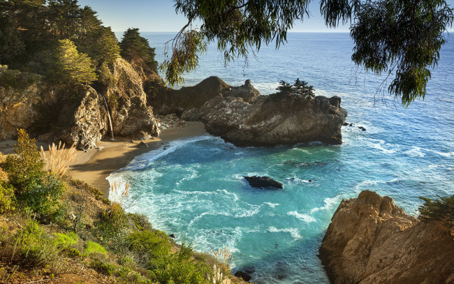 Обои картинки фото природа, побережье, калифорния
