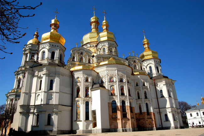 Обои картинки фото города, - православные церкви,  монастыри, киев, печерская, лавра, собор
