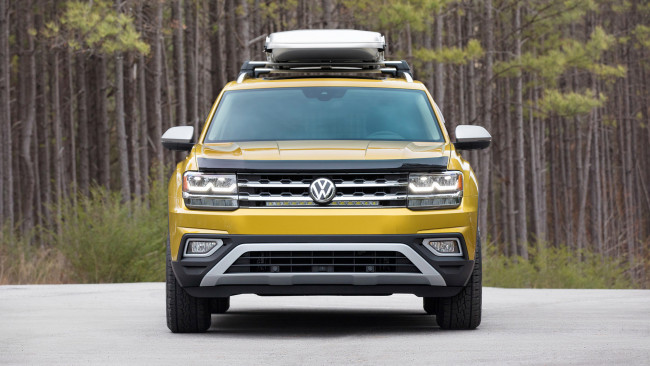 Обои картинки фото volkswagen atlas weekend edition concept 2018, автомобили, volkswagen, concept, 2018, edition, weekend, atlas