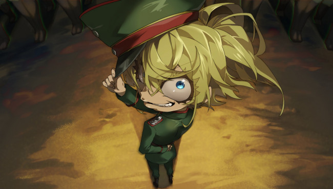 Обои картинки фото аниме, youjo senki, tanya, degurechaff