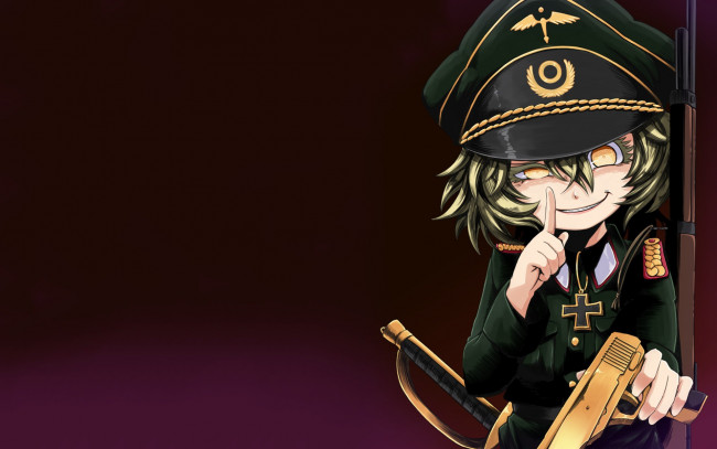 Обои картинки фото аниме, youjo senki, tanya, degurechaff