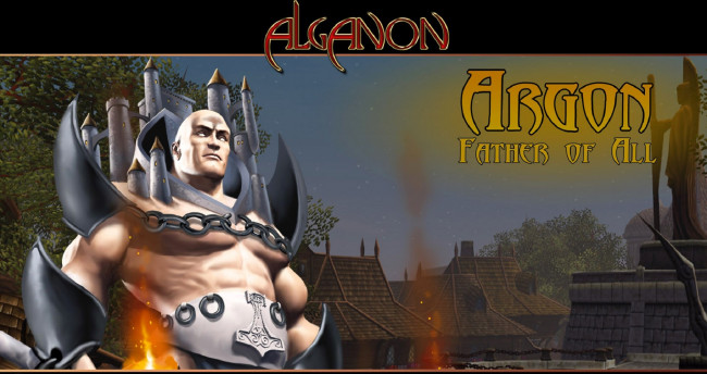 Обои картинки фото видео игры, alganon, персонаж, город