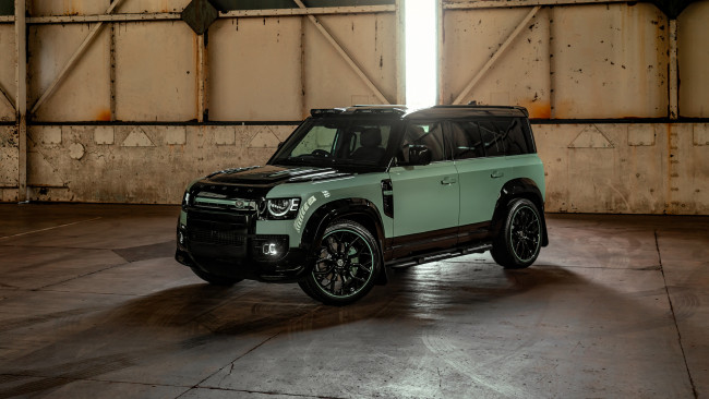 Обои картинки фото urban automotive land rover defender 2024, автомобили, land-rover, urban, automotive, land, rover, defender, углеволокнo, тюнинг, внедорожник