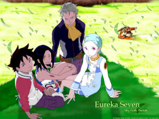 Обои картинки фото аниме, eureka, seven