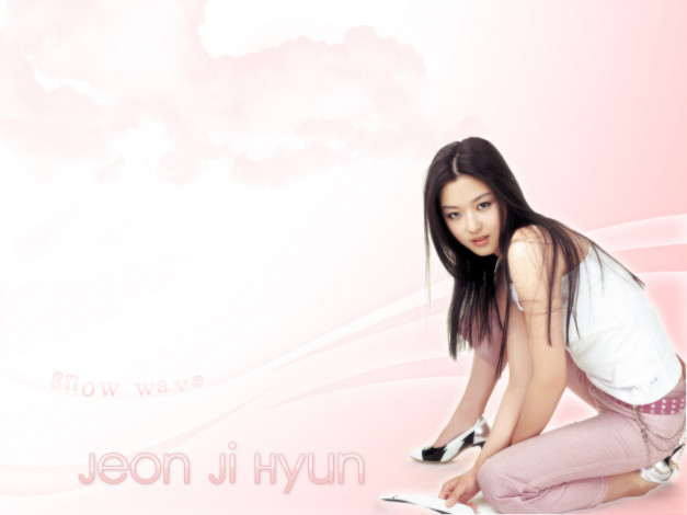 Обои картинки фото Jeon Ji Hyun, девушки