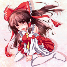 обоя hakurei, reimu, аниме, touhou