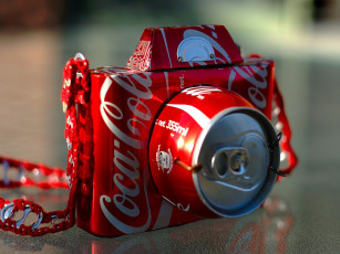 обоя бренды, coca, cola, фотоаппарат