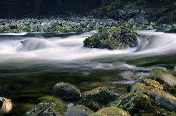 обоя природа, вода, камни, поток