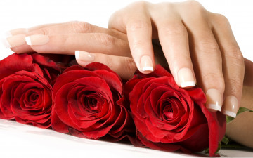 Картинка разное руки розы маникюр