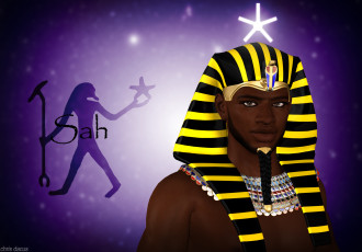 обоя 3д, графика, historical, история, бог, фараон, древний, египет