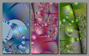 Картинка 3д графика fractal фракталы фон цвета узор линии изгибы