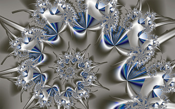 Картинка 3д графика fractal фракталы фон цвета узор линии изгибы