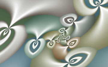 Картинка 3д графика fractal фракталы узор цвета фон изгибы линии