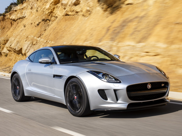 Обои картинки фото автомобили, jaguar, светлый, 2014, f-type, r, coupе