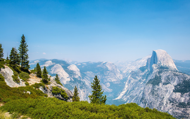 Обои картинки фото yosemite national park,  california, природа, горы, национальный, парк, йосемити, california, yosemite, national, park, панорама, калифорния, долина, сьерра-невада