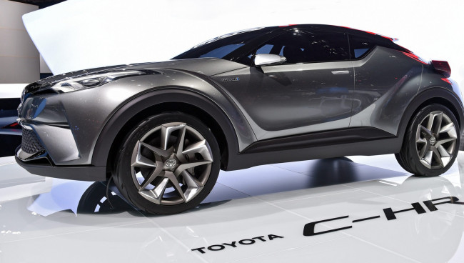Обои картинки фото toyota c-hr concept 2015 car crossover, автомобили, выставки и уличные фото, c-hr, 2015, concept, toyota, crossover, car