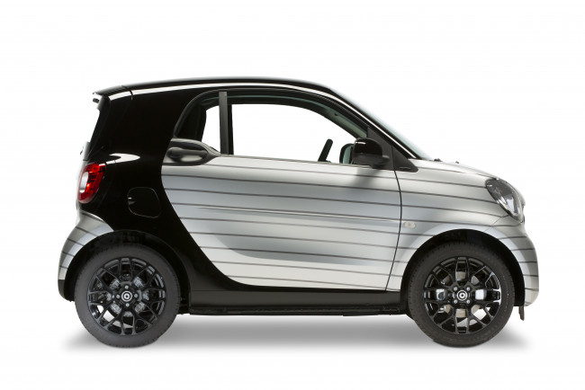 Обои картинки фото автомобили, smart, italia, customs, by, garage, c453, 2016г, pinstripe, fortwo