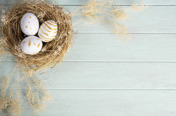 Картинка праздничные пасха праздник яйца гнездо