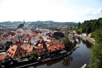 Картинка города чески-крумлов+ чехия панорама