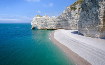 Картинка etretat+cliffs normandy france природа побережье etretat cliffs