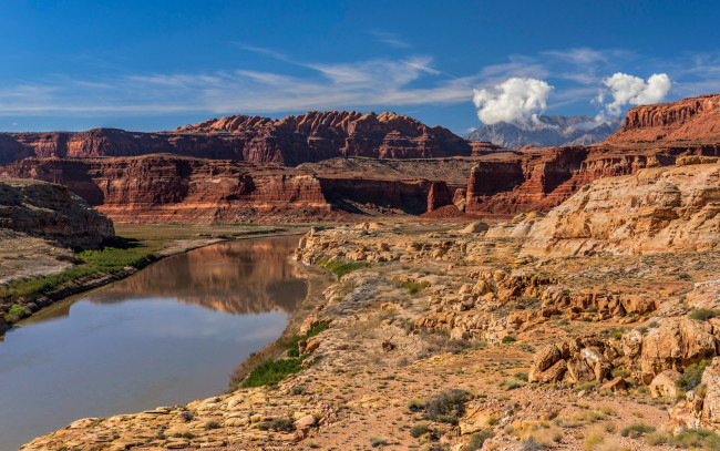 Обои картинки фото grand canyon, colorado river, utah, usa, природа, реки, озера, grand, canyon, colorado, river