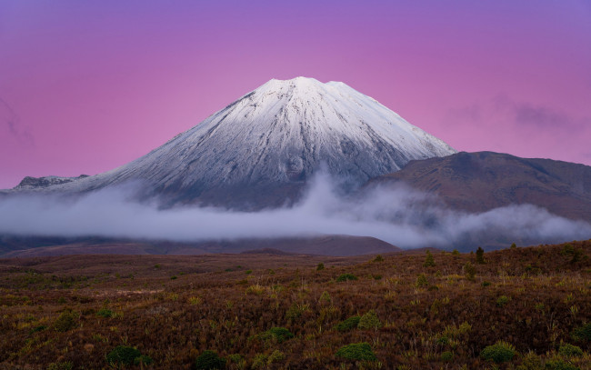 Обои картинки фото mount doom, new zealand, природа, горы, mount, doom, new, zealand