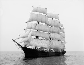 Картинка корабли парусники мэри л кушинг корабль парусник черно белая копия с пленки негатив