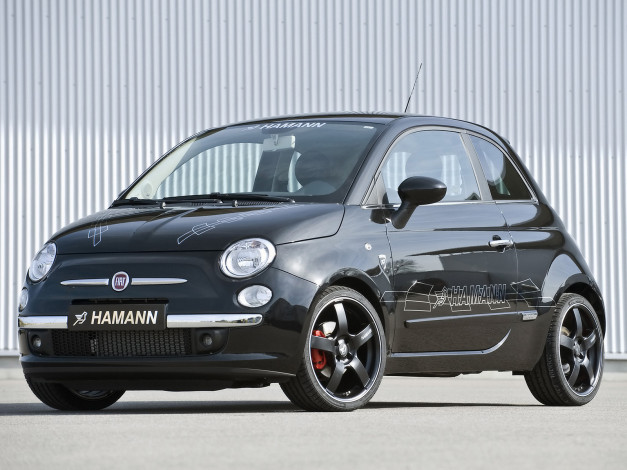 Обои картинки фото 2008, hamann, sportivo, fiat, 500, автомобили