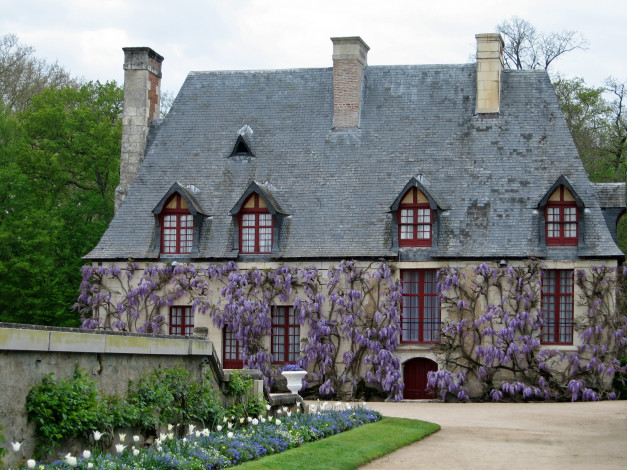 Обои картинки фото замок, chenonceau, france, города, дворцы, замки, крепости