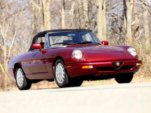 Картинка автомобили alfa+romeo us-spec красный 115 veloce spider alfa romeo