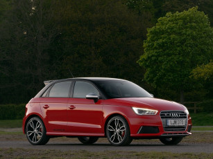 Картинка автомобили audi sportback s1 красный 2014г uk-spec