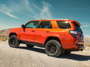 Картинка автомобили toyota pro 4runner trd красный 2014г