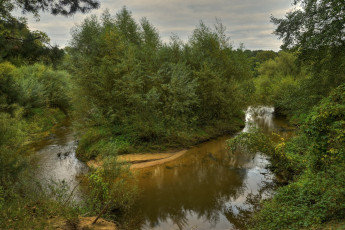 Картинка природа реки озера река лес излучина