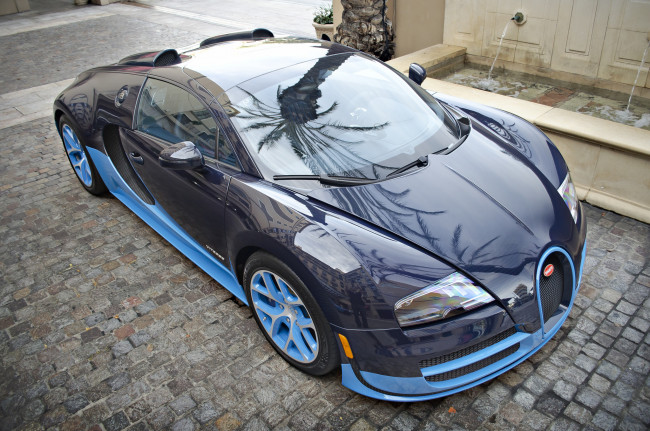 Обои картинки фото bugatti veyron grand sport vitesse aka bleugatti, автомобили, bugatti, франция, класс-люкс, automobiles, s, a, спортивные