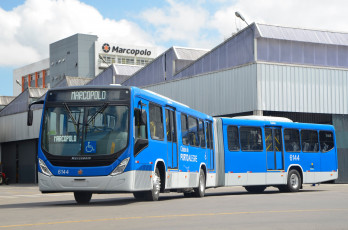 Картинка автомобили автобусы 2014г articulado torino marcopolo