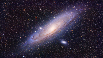 Картинка m31 космос галактики туманности вселенная